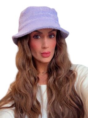 Collusion terry cloth bucket hat